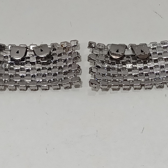 Vintage Musi Rhinestone Shoe Clip Set of 2 - Picture 4 of 6